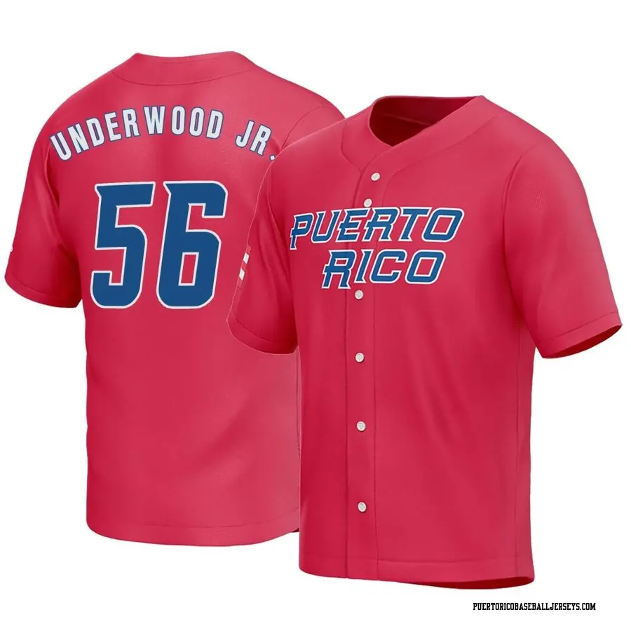 2023 World Baseball Classic - Game-Used Jersey - Puerto Rico - Duane  Underwood Jr. #56 - Size 46